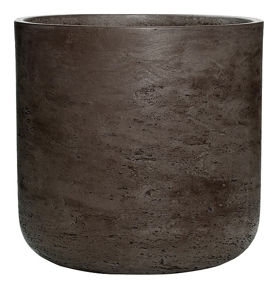 Кашпо Pottery Pots Charlie (15х14,5 см) темно-коричневое