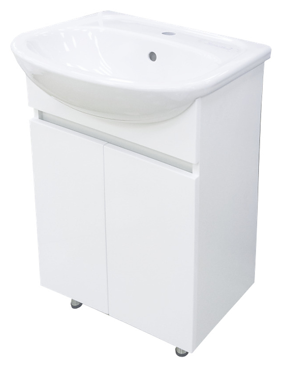 Тумба под раковину Misty Элегия-55 53х70 см, белая