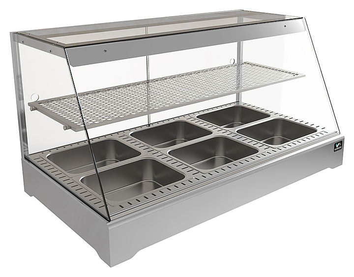 Витрина тепловая КОБОР СR1-117H серебряная