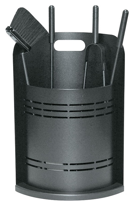 Каминный набор Comex 50.531N черный, 4 инструмента в емкости