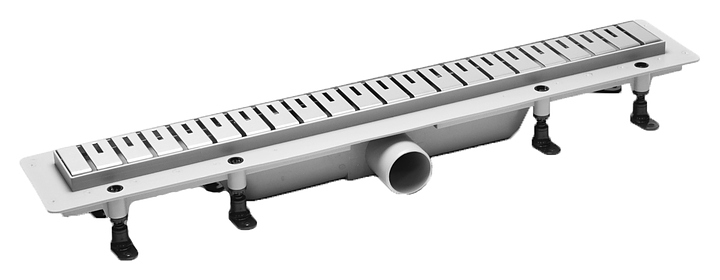 Комбинированный пластиковый сливной канал PlastBrno DESIGN 2 SZA2400