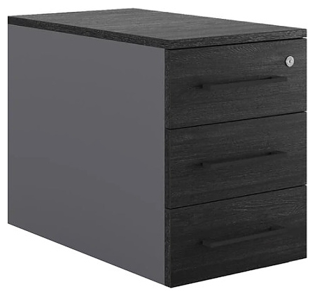 Тумба приставная КОБОР TS3-40/60 graphite/wood