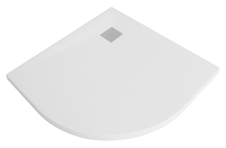 Поддон душевой с сифоном Wasserkraft Main 41T01 90х90 см, белый