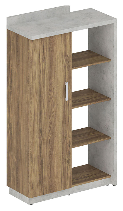 Шкаф для документов NORDEN Wood&Stone Комплект №1 СФ-534101 + СФ-535113