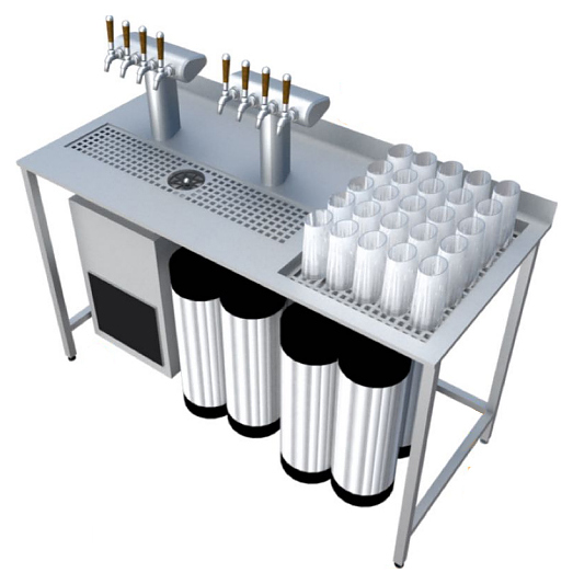 Модуль пивной BARMADE 1500х700х900 мм