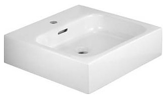 Раковина подвесная KLUDI Esprit Plus 49W0543 50х50х14,3 см, фарфор, белая