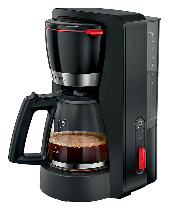Капельная кофеварка Bosch TKA4M233 1200 Вт, черный