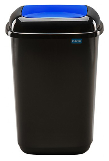 Контейнер для мусора PLAFOR Quatro Bin 90 л черный, синий