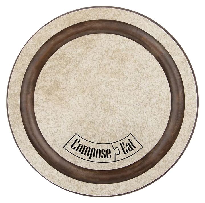 Подставка под кружку ComposeEat BD950433KL6 Бирдекель 95 мм, порфир кремовый