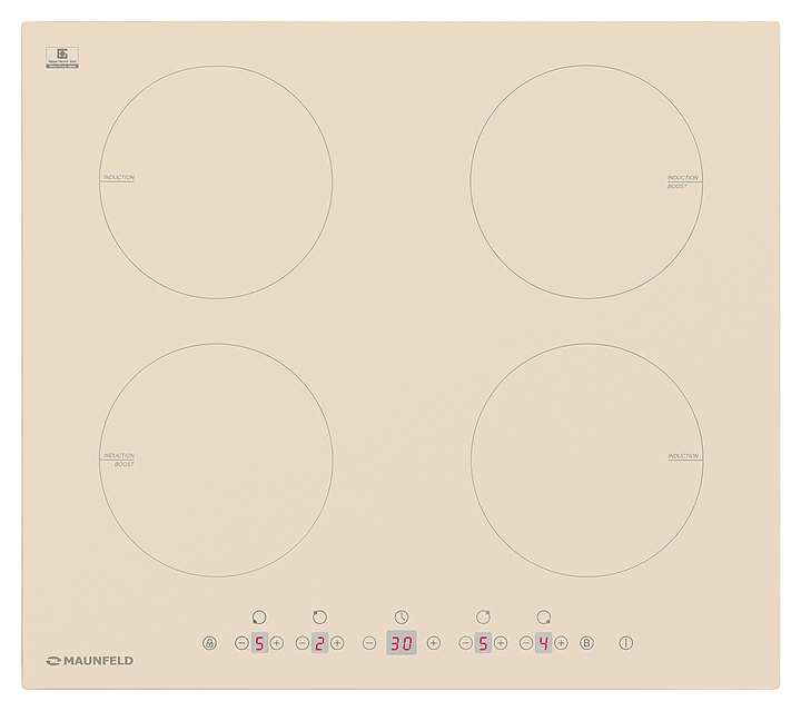 Варочная панель индукционная Maunfeld EVI.594-BG бежевая