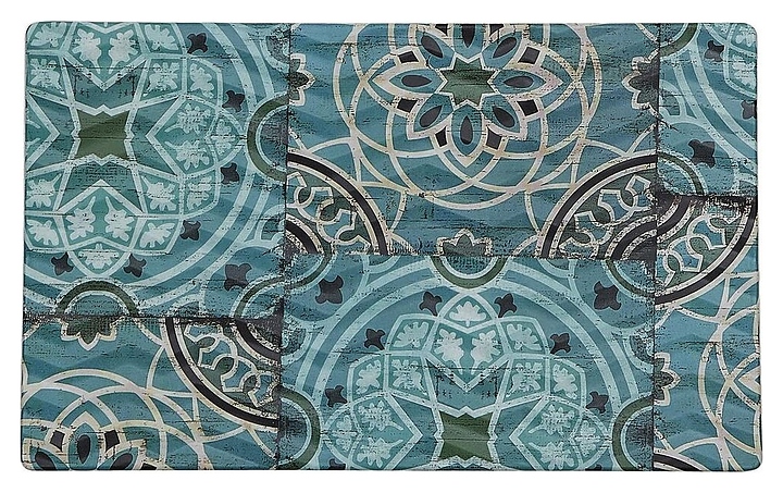 Блюдо сервировочное P.L. Proff Cuisine 541006B-TAI Damask Blue 26,5х16,2х1,8 см (меламин) прямоугольное
