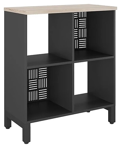 Стеллажная система КОБОР SQ-2Х2 black/natural