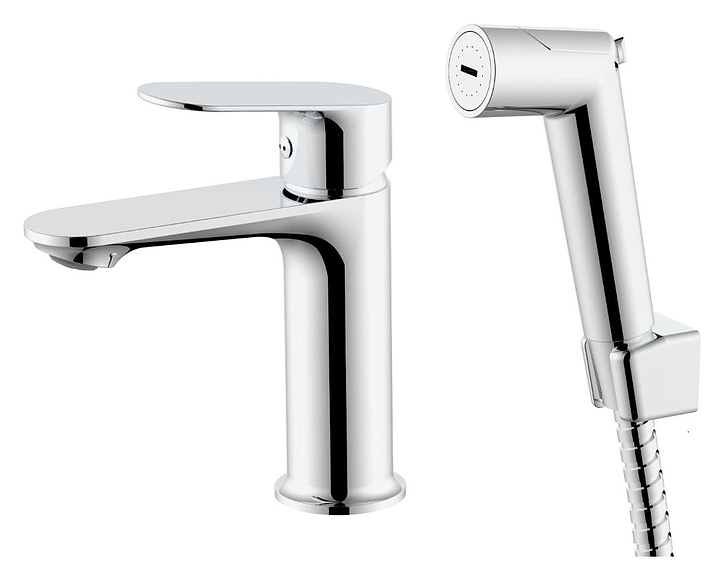 Смеситель для раковины VODA Shore SHR27H с гигиеническим душем