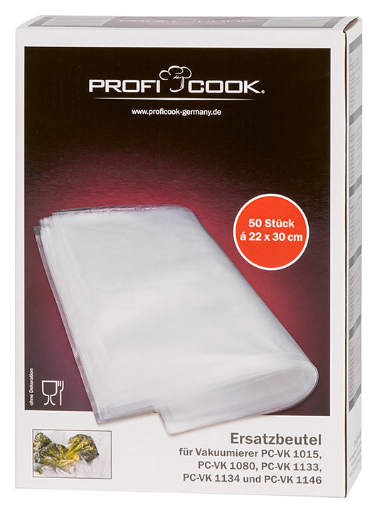 Пакеты вакуумные Profi Cook 22*30 для PC-VK 1015/1080/1133/1134/1146