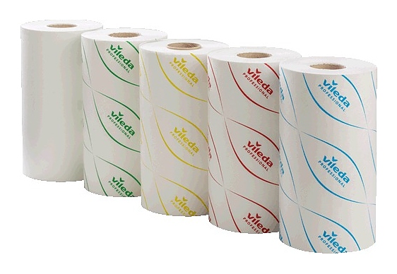 Салфетка Vileda Professional МикронСоло в рулоне, синий (180 шт.)
