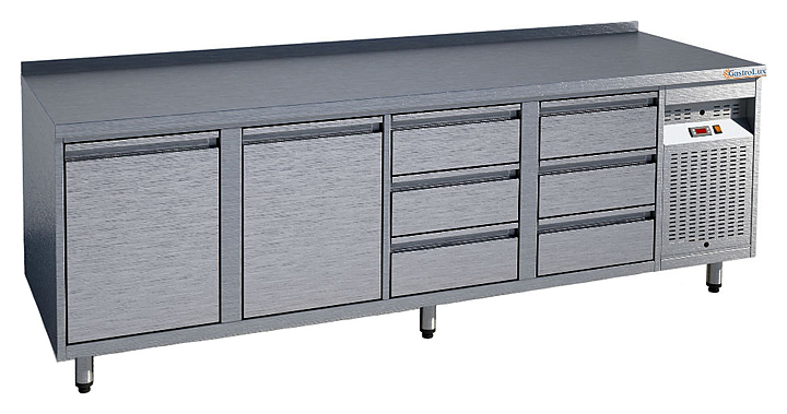 Стол холодильный Gastrolux СОБ4-227/2Д6Я/S