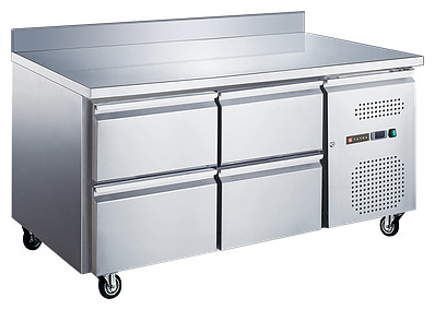 Стол холодильный Tatra TRTGND4 TN SB (боковой агрегат) с бортом