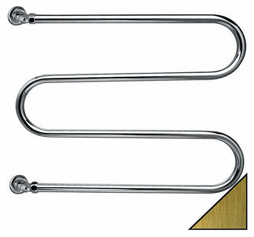 Полотенцесушитель водяной Margaroli Vento 402 Old BRASS бронза