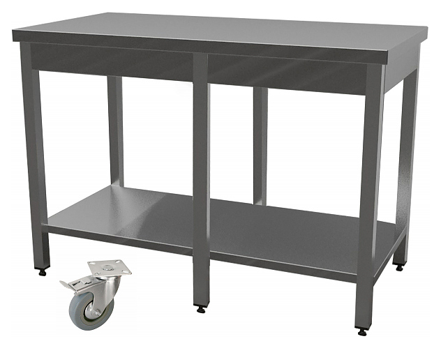 Стол производственный Enigma Е-СП-187/S/6Н/К100/БОН/СТ304