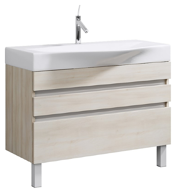 Тумба Aqwella Bergamo Ber.01.10/n/A 100 см, акация