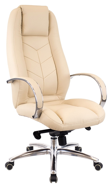 Кресло для руководителя Everprof Drift Lux M кожа, бежевое