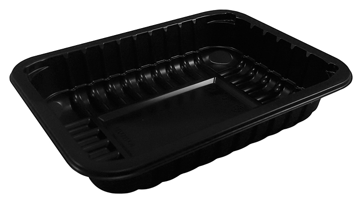 Контейнер под запайку VASSILII 187х137х36 мм 600 мл чер.