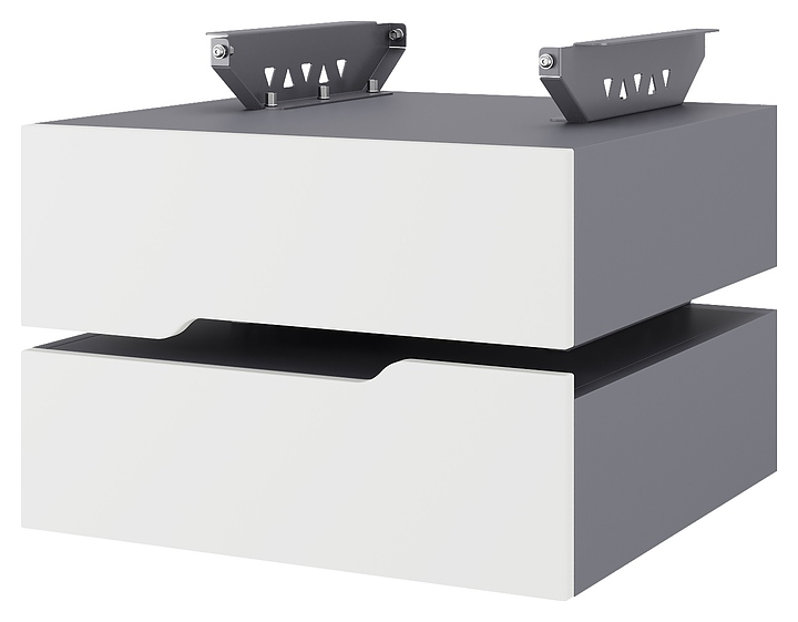 Тумба подвесная КОБОР T-2 graphite/premium