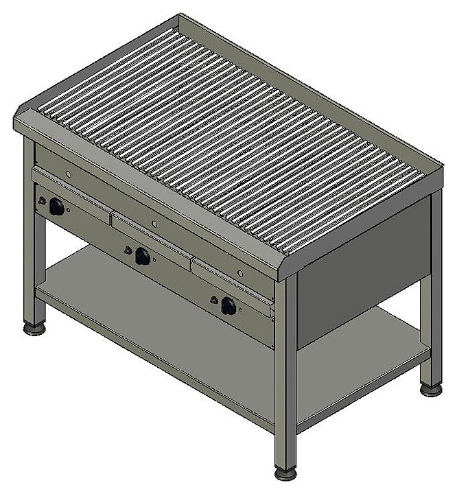 Гриль газовый лавовый Вулкан BPD 03 «Панарея»