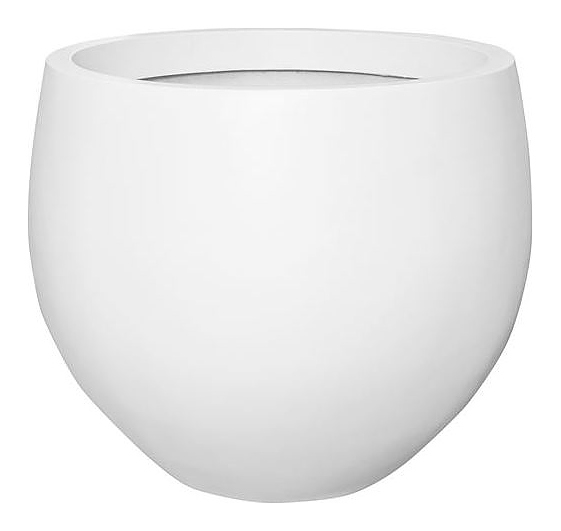 Кашпо Pottery Pots Jumbo orb (110х93 см) белое матовое