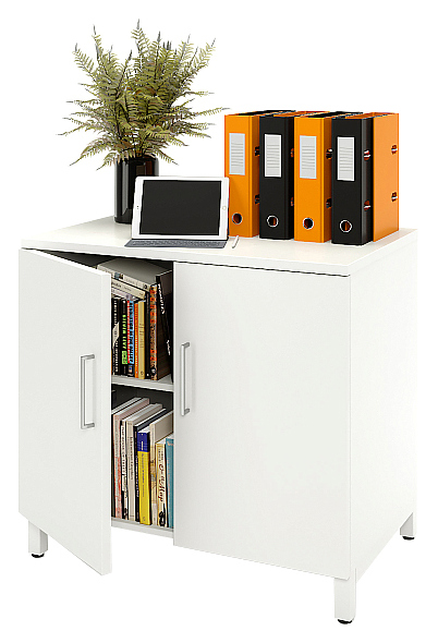 Шкаф для документов ZAMM 2 полки, 2 двери МК 600 90х60х83,7 см белый