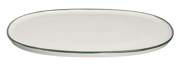 Блюдо овальное Bonna Линеа Зеленый 78088 Хюгге 340х230 мм