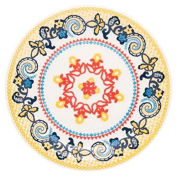 Тарелка десертная Oxford FLOREAL Shape LA POLLERA 75297 J069-6810 (20см)
