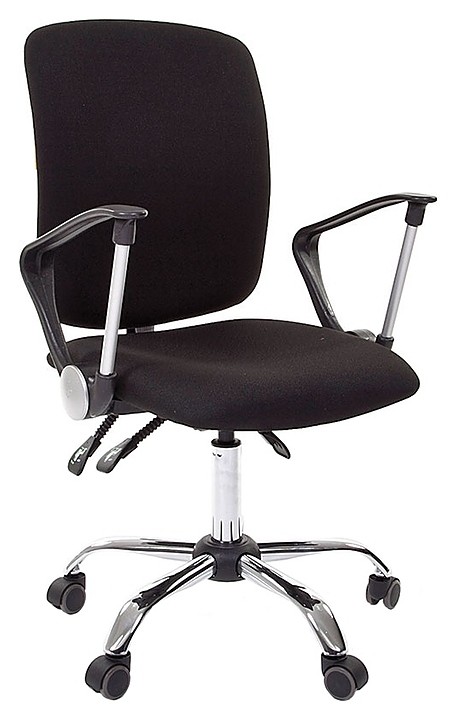 Кресло офисное Chairman 9801 CHROME, черное