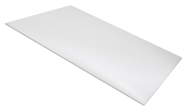 Доска разделочная Клен 600х400х8 мм белая, пластик