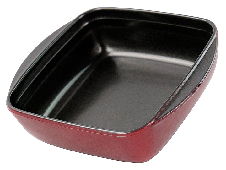 Форма для выпечки Vitrinor 160х160х50 мм квадратная, красная