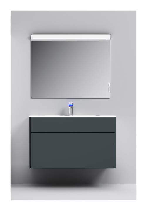 Гарнитур AM.PM Inspire 2.0 20922 100 см, 3 предмета, графит матовый