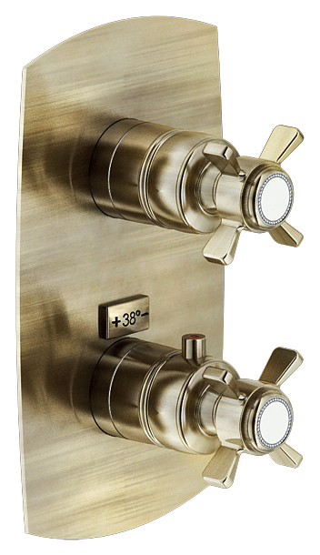 Смеситель для ванны и душа встраиваемый термостат NOBILI WELLBOX RITZ RI49102BR