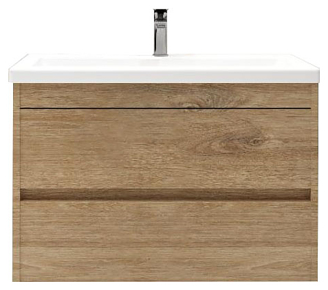 Тумба под раковину Art&Max Family-M-750-2C-SO-HG 75 см, дуб харбор золотой