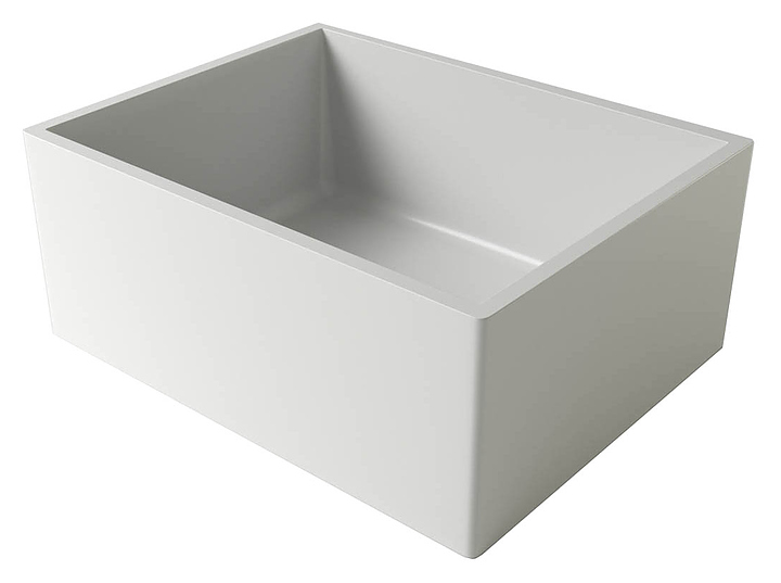 Раковина Holbi Halley Soft Rock 53х39,5 см, белая матовая