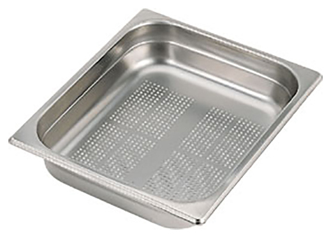 Гастроемкость Rosso GN 1/2-150 (325х265х150) перф., нерж. сталь