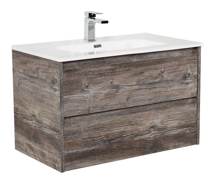 Тумба с раковиной BelBagno KRAFT-1000-2C-SO-PP + BB1000ETL сосна пасадена