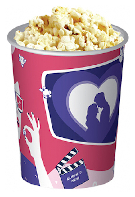 Стакан бумажный для попкорна FunFood Corporation East Europe V 32 