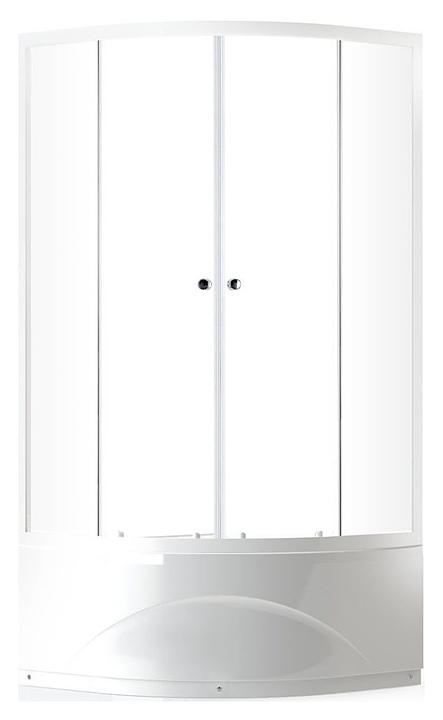 Душевой уголок с поддоном Domani-Spa Delight 88 high DS0405D88H0Cl00 80х80 см