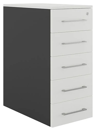 Тумба мобильная КОБОР TМ5-40/70 black/premium