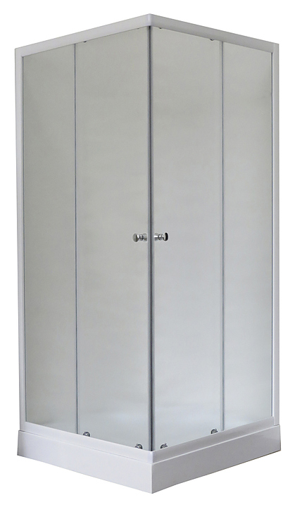 Уголок душевой Royal Bath RB HPD-C 85x90x185 см, матовое, белый профиль