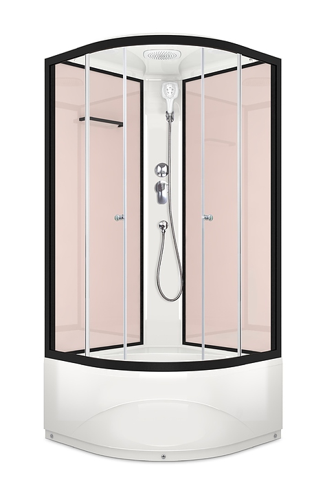 Душевая кабина Domani-Spa Delight 110 high DS01D110HPcCl00 100х100 см