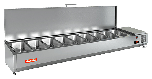 Витрина холодильная HICOLD VRTU 1970 (1/3)