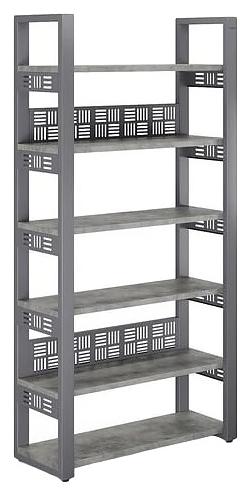 Стеллаж открытый КОБОР SO6-80/36 graphite/chicago