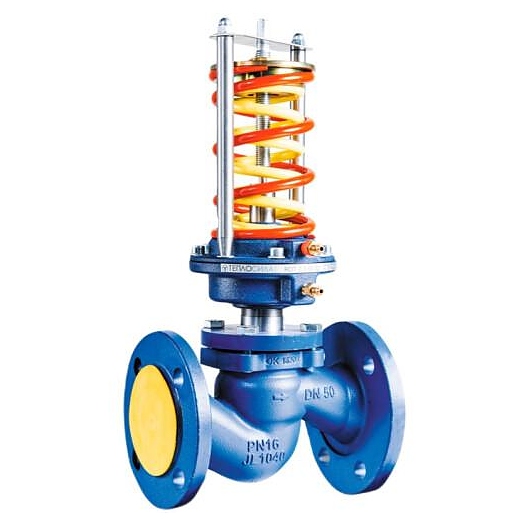 Регулятор давления Теплосила чугун RDT-P Ду 40 Ру16 фл Рп0.4-4.8 Kvs=20м3/ч  RDT-P-1.3-40-20