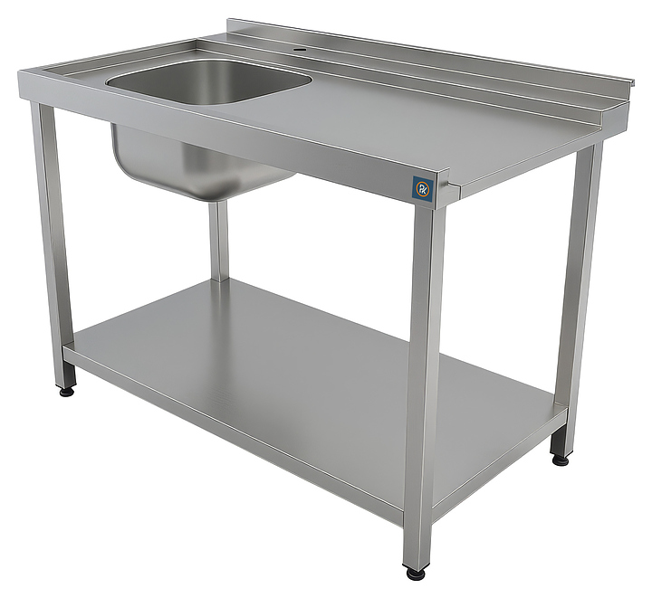 Стол для посудомоечной машины РЕКОМ СПМЦ/2-120/75/85 П (правое крыло)